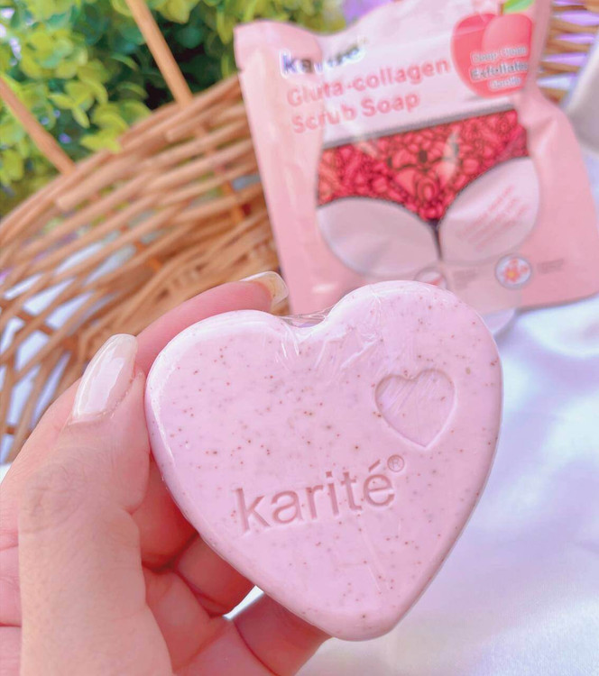 صابون اسکراب کلاژن قلبی کاریته