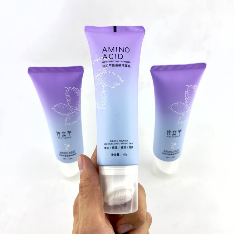 کلینزر صورت تیوپی براش دار آمینو اسید شیائچین 100 گرم